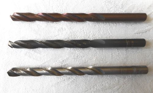 Three (3) letter j high speed jobber length drill bits for sale