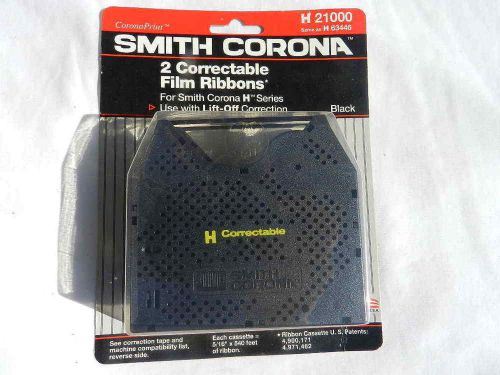 2PK New Smith Corona H Series 21000 Correctable Typewriter Ribbon Free S&amp;H