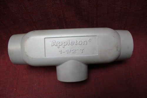 Appleton T150A 1-1/2&#034; Aluminum T conduit Body Form 85 New