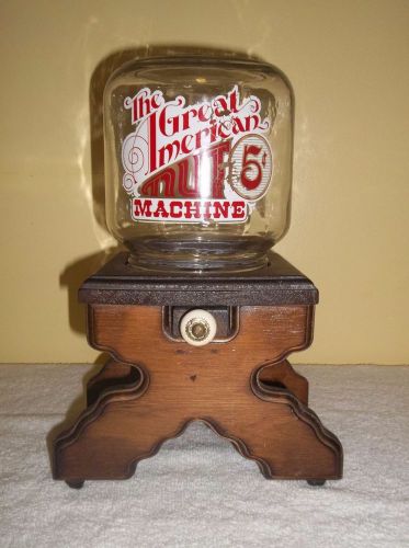Vintage the great american nut machine 5 cents for sale