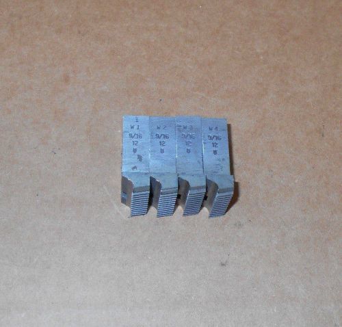 GEOMETRIC 9/16&#034; 12  projection type chasers for 1&#034; DS Threading Head. New