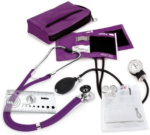 Prestige Medical Sprague/Sphygmomanometer Nurse Kit, Purple