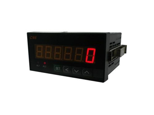 Universal 6 digit frequency meter / speedometer with 2 relay output alarm for sale