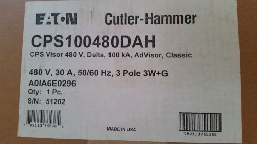 Cutler-Hammer CPS100480DAH  Surge Protector Device- $5500 Value- NEW IN BOX PLC!