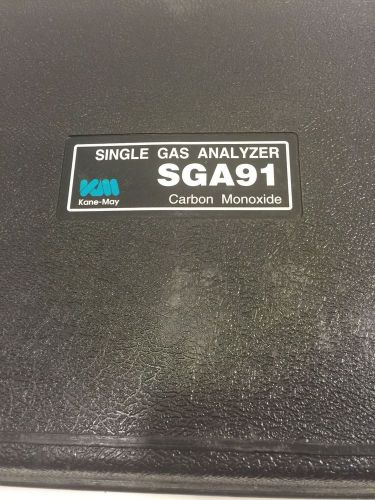 Kane-May SGA91 SINGLE GAS ANALYSER (CARBON MONOXIDE) COMBUSTION