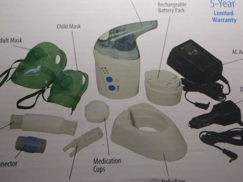 Brand new mabis small handheld minibreeze ultrasonic nebulizer portable for sale