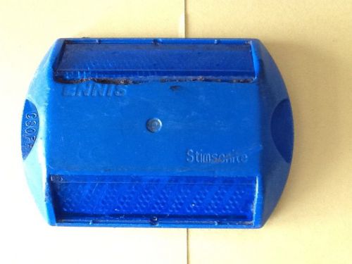 Used 6&#034; ENNIS Stimsonite Blue Pavement / Road Reflector.  Commercial  Quality!