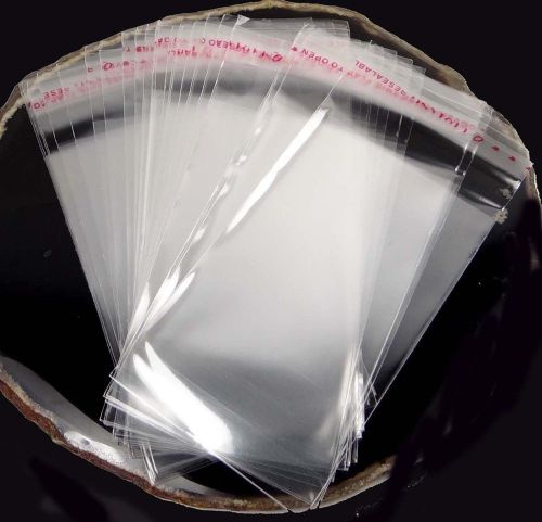 100 Ultra Clear OPP Self Adhesive Seal Plastic Bags 2&#034; X 3&#034;