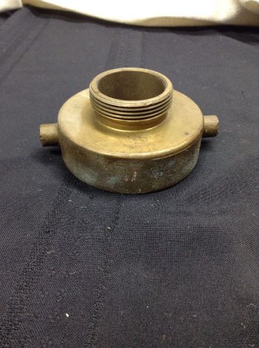 Brass fire hydrant reducer 3&#034; down to 1 3/4&#034;, no washer for sale