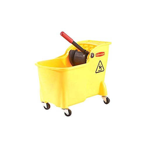 Rubbermaid Professional Plus Mop Bucket Cleaning &amp; Wringer Combo Compact Design