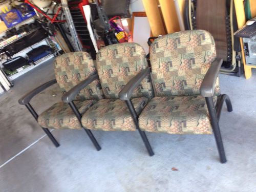 Spec COMPANION Lounge Seating Medium Back Three Seater with full arms 4223