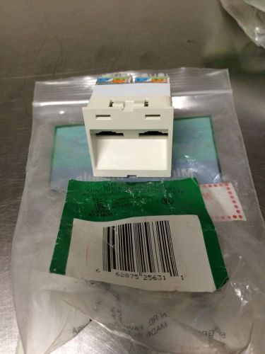 LOT OF 4 ORTRONICS MINI MODULE OR-62750013 2/8P8C, 110 , CAT5, PCB, WHITE