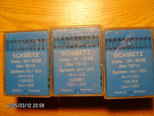 100 pc lot SCHMETZ 88x1 SES industrial sewing machine needles Nm 70/10