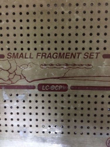Synthes® Small Fragment Set LC-DCP Set With Most Instruments