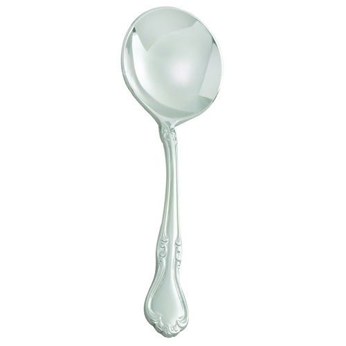 Winco 0039-04 Chantelle Bouillon Spoon, 18/8 Extra Heavyweight