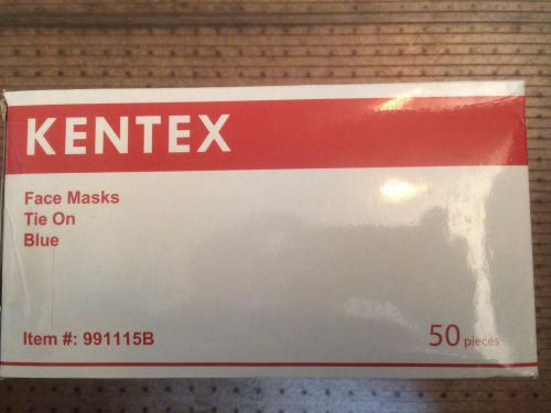 KENTEX Face Mask tie on Blue #991115B 50 count Latex Free