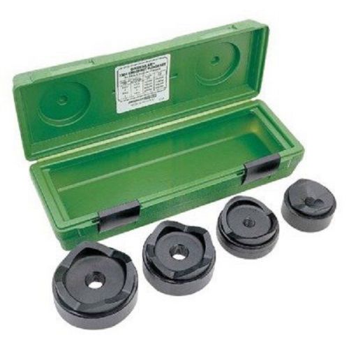 New greenlee 7304 standard punches and dies for conduit 2-1/2 through 4 inch for sale
