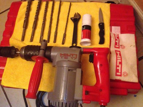 Hilti te 17 drill, preowned, great condition, free extras, fast shipping for sale