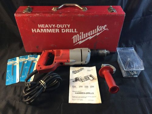 Milwaukee 1/2&#034; Hammer Drill - 120V - Corded - Heavy Duty - CAT NO. 5398