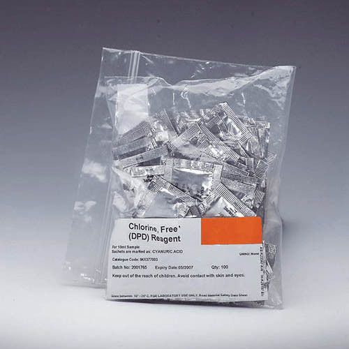 Oakton WD-35645-64 Reagents, free chlorine; 100 foil packs