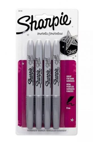 Sharpie Metallic 4 PACK Silver 4-Pack