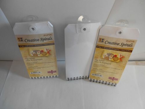 9 packs of Creative Spirals Tag Spirals. 10 tags per pk. For marking items, etc
