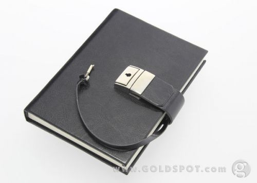Eccolo Locking Journal Black