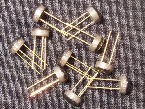 Tested &amp; Guaranteed Qty: 10 2N3568 Vintage Transistor Gold Leads USA Seller NOS