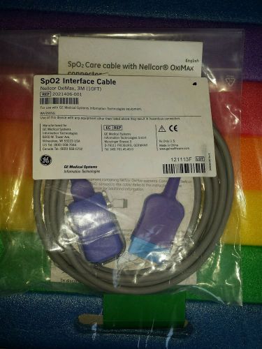 SPO2 Interface Cable, Nellcor OxiMax GE