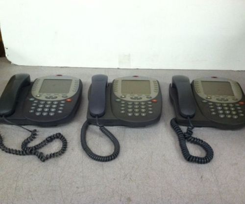 QTY3 Lot Avaya 4621SW IP VOIP Digital Business Phone For Parts