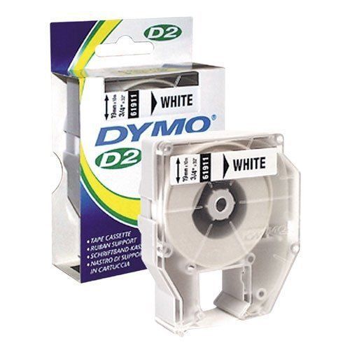 3 Dymo D2 Tape Cartridge 1&#034;x32&#039; White 69241 -9000 PC-1