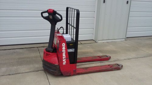 2008 RAYMOND 4500Lb Electric Pallet Jack truck 24Volt with GOOD BATTERY &amp;CHARGER
