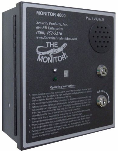Monitor 4000 auto-reset anti-prop exit alarm for sale