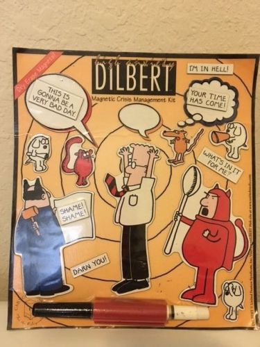 Dilbert Magnetic Crisis Management Kit Dry Erase  New In Package