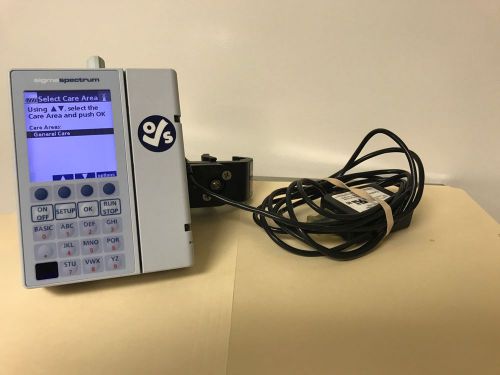 Baxter Sigma Spectrum IV Infusion Pump (v6.05.13) + Battery, Charger &amp; Clamp