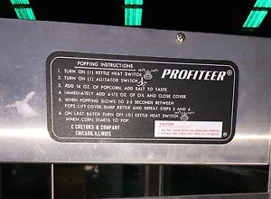 C.Cretors  14 Oz. Popcorn Popper Machine 120 volt  Warranty