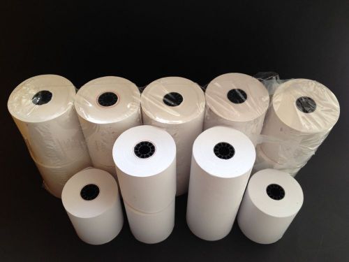 3-1/8&#034; x 230&#039; THERMAL PoS RECEIPT PAPER - 16 NEW ROLLS  ** FREE SHIPPING **
