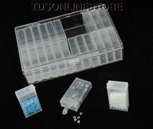 Storage Case with 24 Inner Boxes for Beads or Findings