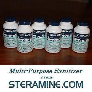 Steramine quaternary sanitizing tablets, case of 6 for sale