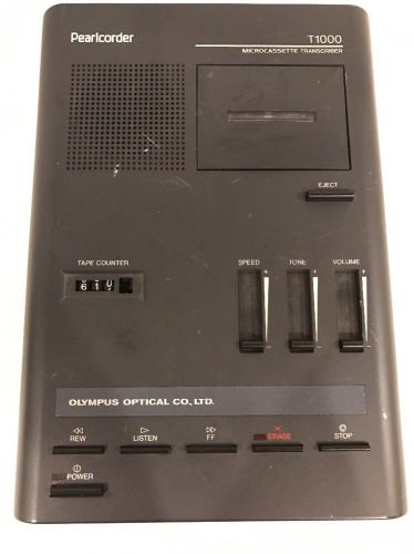 Olympus Pearlcorder T1000 Microcassette Transcriber