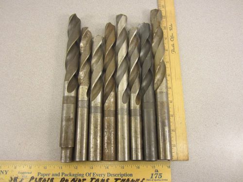 LOT OF 8 CHUCKING DRILL BITS   USED