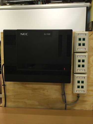 NEC SL1100 Kit wi/ 4Phones, Voice mail 5yrs warranty &amp; Freeprogramming &amp; Support