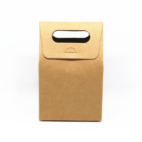 10x6x16cm Variety of Color Kraft Paper with Handle Gift Packaging Boxes