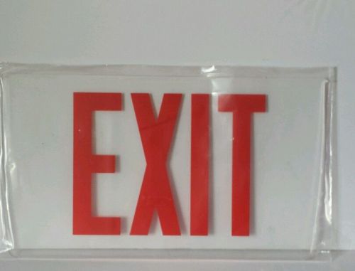 New cooper lighting sure-lites acrylic emergency exit signs. 023-783-euxrl for sale