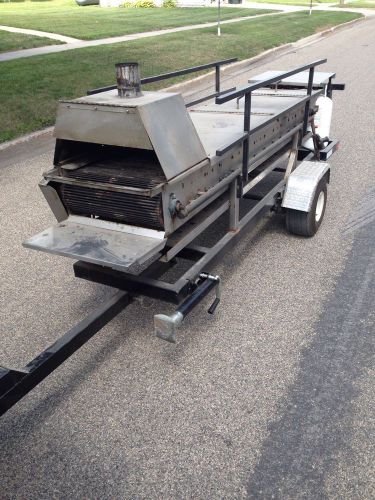 Hamburger Cooker/Roaster Trailer Catering Party