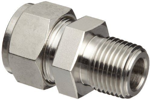 Brennan N2404-04-04-SS Stainless Steel Compression Tube Fitting, Straight