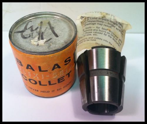 Balas Series C12 Size 1-7/32&#034; Collet for Balas Tool Holders Excellent Condition
