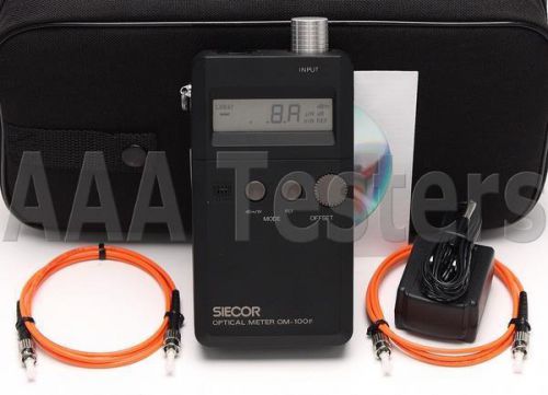 Siecor Corning OM-100F SM MM Fiber Optic Power Meter OM 100F OM-100