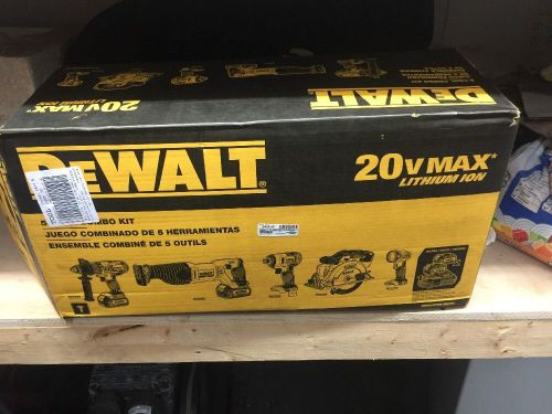 Dewalt 5 tool combo kit dck590l2 for sale