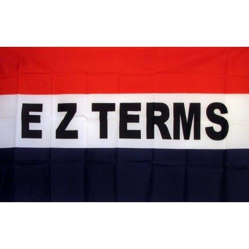 3 E Z Terms Flags 3ft x 5ft Banners (two)